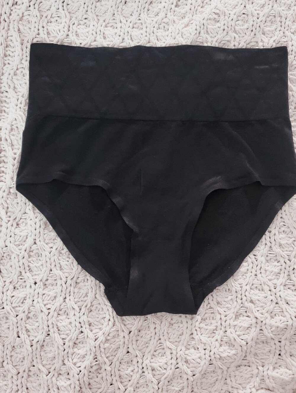 High-Waisted Tummy Support Shapewear- Black- New